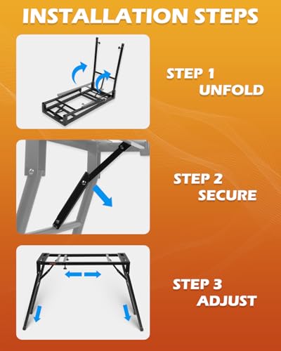 Image of STRICH Collapsible Piano Keyboard Stand - Adjustable and Portable Heavy Duty Music Stand - Fits 54 /61 /88 Key Electric Digital Pianos - Sturdy Musical Keyboard Table