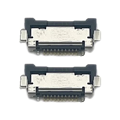 YHAILI Compatible con cable de botón, cinta FPC, conector de 10 pines, clip de enchufe en placa, 1 par