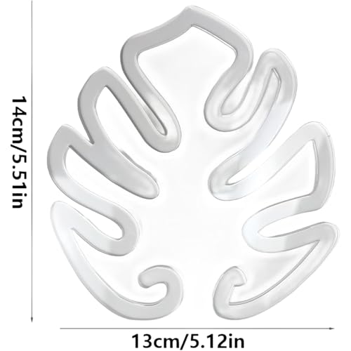 2 Pcs Moss Pole Monstera Plant Support Stakes, Monstera Trellis Indoor, Plant Stem Holder, Clear Stem