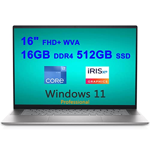 Dell-Inspiron-16-5000-5620-Business-Laptop-16-Full-HD-WVA-Anti-Glare-Comfortview-Plus-12th-Gen-Intel-10-Core-i7-1255U-16GB-DDR4-512GB-SSD-Backlit-Fingerprint-HDMI-FHD-Webcam-Win11Pro-Silver