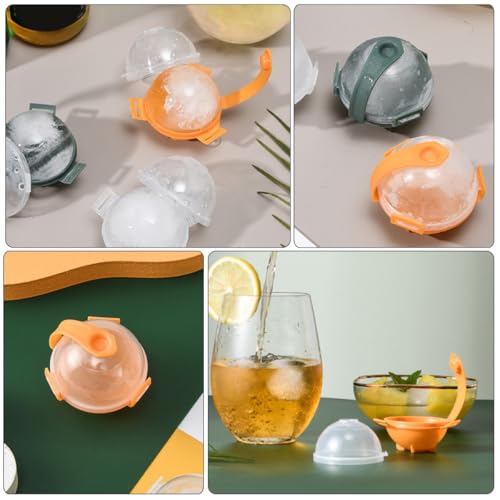 ABOOFAN Molde para bolas de hielo esféricas 10 piezas miniatura 7