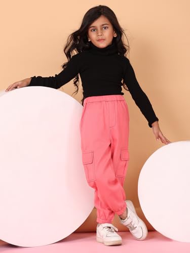 Image of superminis Girls Denim Jeans | Stretchable Blue Cat Print Jeans for Girls 3-10 Years | Soft Comfortable Kids Denim Pants for Casual