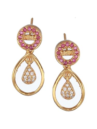Juego de joyas chapadas en oro DMZ-2827 con circonitas talla S 5