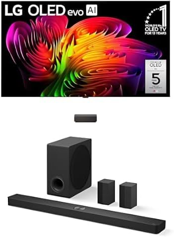 Bundle of LG 83-Inch Class OLED evo AI 4K W6 Wallpaper Series Smart TV (OLED83W6PUA, 2026) + LG Amazon Exclusive S6FTR 5.1 ch. Home Theater Soundbar (2026 Model) image 5