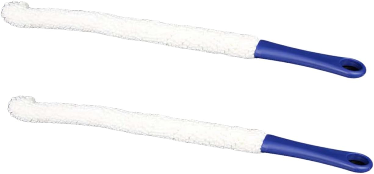 Ipetboom 2pcs Flexible Wine Cup Brush Multi-Functional Cleaner for Goblets Glasses Decanters Soft Sponge Bristles for Safe Cleaning Home Use