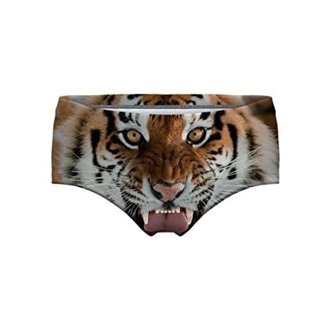 VINCINEY Women Cute Tiger Printed Naughty Panties Hipster Fun Underwear Lingerie Gifts XXL Cover