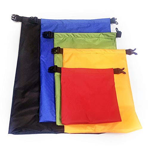 Loijon 5 PCS Saco À Prova D 'Água Conjunto de Rolo De Armazenamento Top Conjunto Saco Seco para Pat