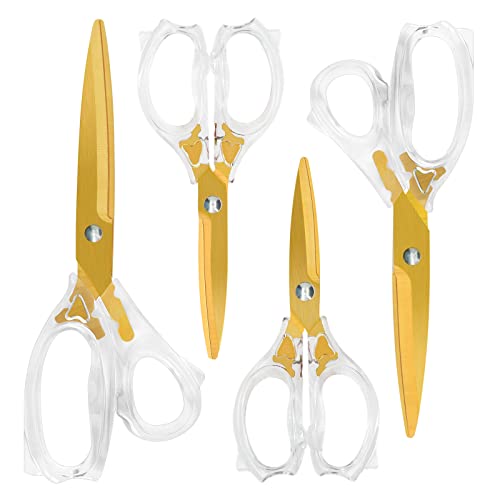 CCR Tijeras,Oro Titanio Recubierto,Tijeras Multiusos,Mangos de