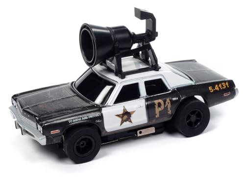 Auto World X-Traction Blues Brothers Dodge Monaco Slot Car miniatura 1