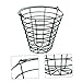 BRIGHTFUFU Golf Ball Storage 100 Balls Stainless Steel Basket Rust-Proof Portable Outdoor Ball Rack
