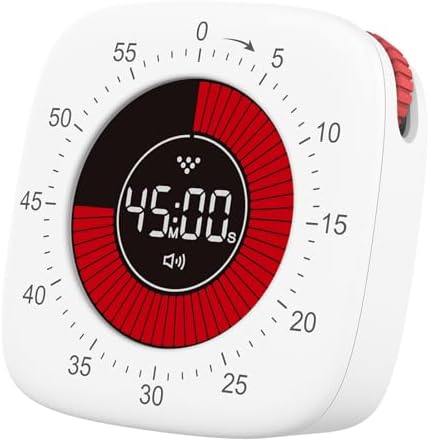 Visueller Timer mit Licht, Digital Time Kinder Timer Wiederaufladbare ...