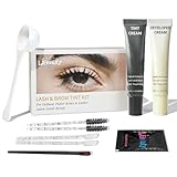 Libeauty Lash Color Kit - Black Eyelash & Eyebrow Coloring, Natural Results Lasts Up to 4 Weeks, Easy DIY Use for Salon & Home, Gentle Formula 10ml