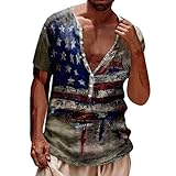 ✿ Algodón, manga corta, cuello alto vintage, transpirable, camisetas étnicas para hombre, camisa de playa con botones hacia abajo, camisa de playa para hombre, camisa de media manga a cuadros, camisa naranja, camisa cómoda de ajuste, cuello bajo, parche para hombre, camiseta de verano, camiseta 3D, camiseta de verano, casual, corte ajustado, camiseta básica para hombre, camiseta básica para hombre. Cuello redondo corto Camisa de manga larga para hombre, corte moderno, manga larga