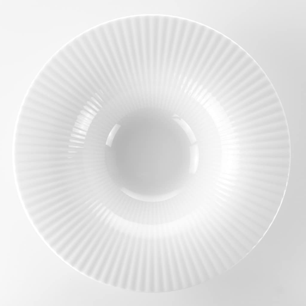 Pasta, recipiente de 30 cm, color blanco