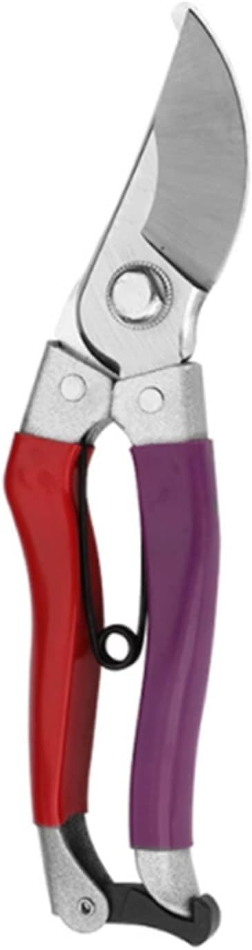 INLIMA Gardening Scissors Pruning Shears with Handles Gardening Pruning Scissors Bonsai Cutters Gardening (Color : Rojo)
