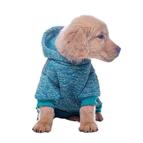 SCENEREAL Pet Dog Hoodies Knitwear Sweaters Winter Clothes with Hat and Pocket Windproof - Image 7