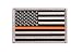Thin Orange Line US Flag Embroidery Patch for Search and Rescue with Hook/Loop Backing