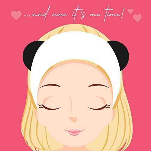 Legami - Hair Band, Me Time, 24.5x11 cm, Polyester, Panda Theme, Collect Hair for Make-up, Make Up Facial, Soft Headband - Image 2