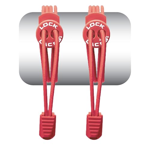 Image of Lock Laces - Elastic No Tie Shoelaces 1 Size Fits All for Kids Adults Tieless Shoe Laces Tennis Shoes Sneakers