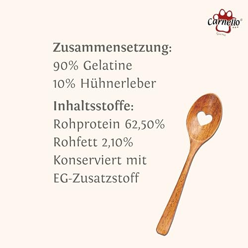 Carnello Welpenkaugummi – Welpen Leckerlies, Kauknochen Hund Welpe, Kauartikel Hund, Hundeleckerli getreidefrei – Wiederverschließbare Beutel (8 x 60g)