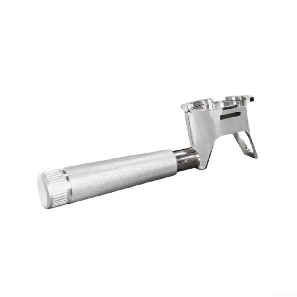 Portafiltro senza fondo da 54 mm per NJ ES501-ES701C - Manico nudo in acciaio inossidabile per Rich per estrazione crema (argento)