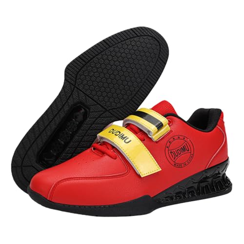 ForceRoute Zapatos para Sentadillas,Zapatillas Crossfit Hombre,Zapatos Deportivos Peso Muerto Hombre,Zapatillas Barefoot Hombre,FáCil De Poner Y Quitar,Resistente Al Desgaste,para Sentadillas