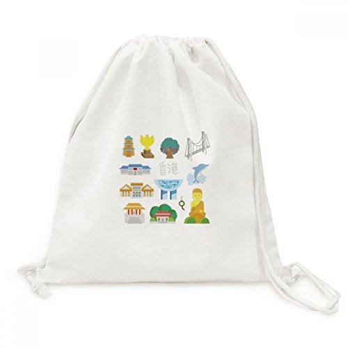 Sac de voyage Hong Kong en toile pour vos sorties et balades en ville