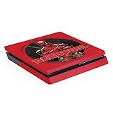 Skinit Decal Gaming Skin Compatible with PS4 Slim - Officially Licensed Marvel Deadpool Wade Wilson Design