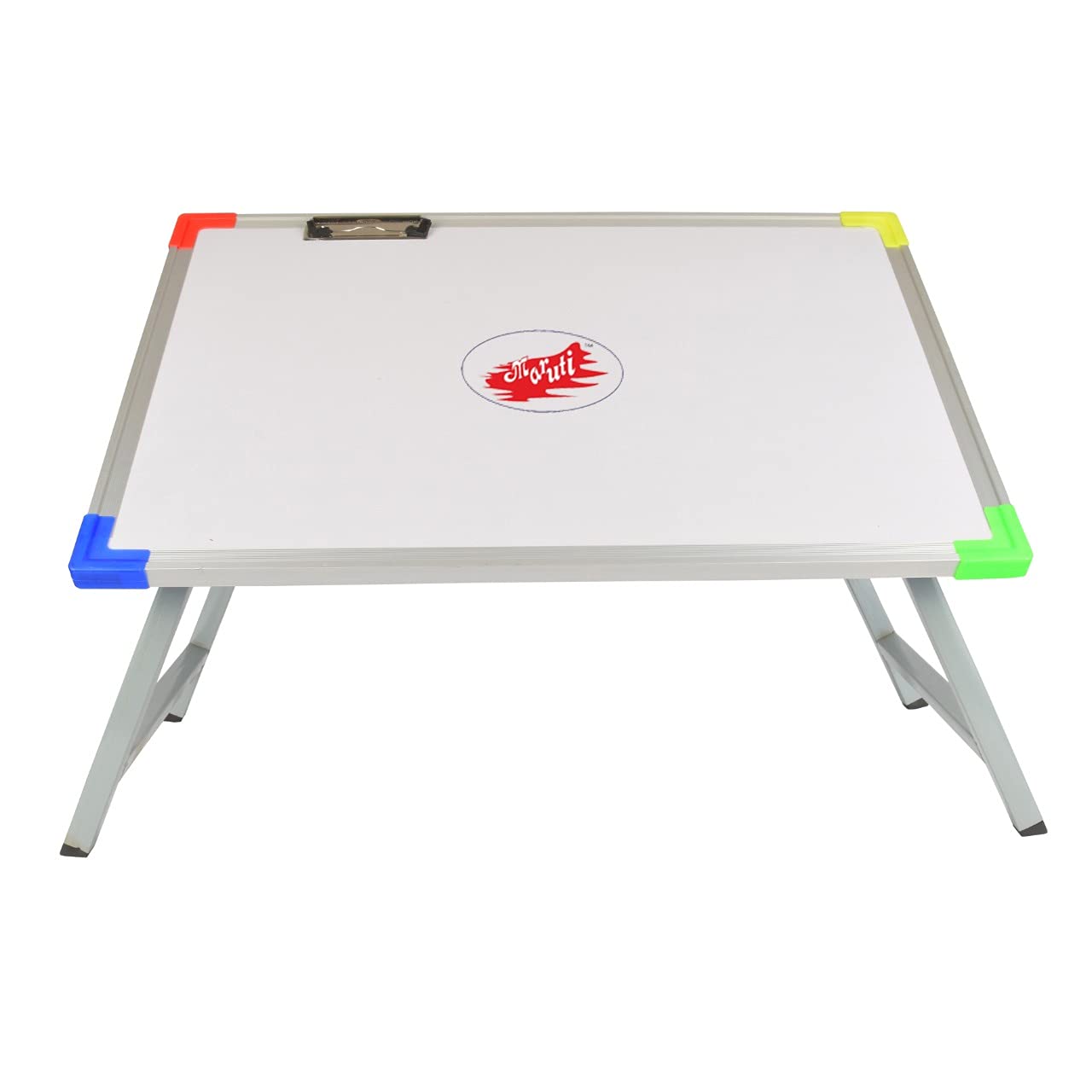 Maruti Multipurpose Laptop Table with White Board Size 40 x 60 MM (Color Full Corner)
