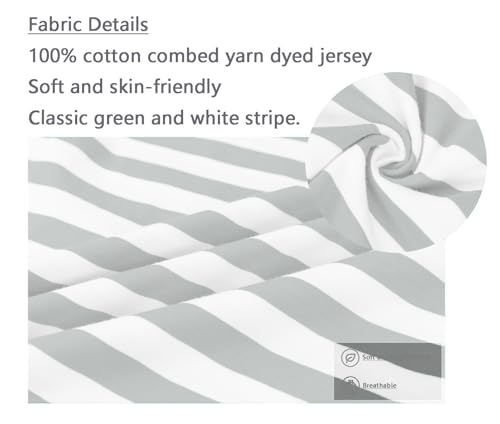 ALAVIKING Kids T Shirts Youth Short Sleeve Striped T-Shirt Cotton Crewneck Tees for Boys or Girls Size 3-12 Years3