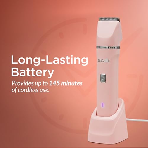 Image of Azah Bikini Trimmer for Woman [3 in 1] | Rechargeable Facial Hair Removal Machine | Trimmer for Women Private Part | Ideal for Bikini Area, Body & Face | 1 Year Warranty