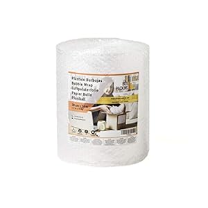 BOXPACKING | Geperforeerde Luchtkussenfolie Rol | 30 cm breed x 24 m lang | Noppenfolie voor Verpakkingen en…