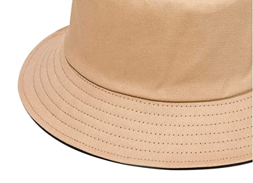 Image of Quanhaigou Bucket Hats Unisex Summer Travel Beach Fisherman Cap for Men Women Teens (Plain Khaki Black)