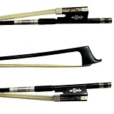 Arco violino fibra carbono 4/4 profissional premium gold talão