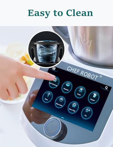Chefrobot CookingMachine, processador de alimentos inteligente com 15 funções, escala integrada, mai