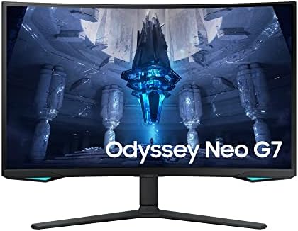 Samsung Odyssey Neo G7 Gaming Monitor S32BG750NP, 32 Zoll, VA-Panel, 4K UHD-Auflösung, AMD FreeSync Premium Pro, 1 ms (G/G) Reaktionszeit, Bildwiederholrate 165 Hz, Schwarz