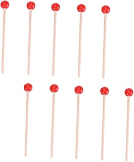 VICASKY 15pcs hammer babies wood tools kids wooden drum stick anti- drum stick Drum Sticks Instrument Gadget puzzle musical instrument chimes child hand percussion rubber