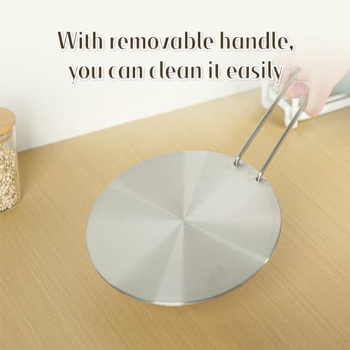 Mijoter de bons plats sur induction avec ce diffuseur de chaleur en inox de 20cm