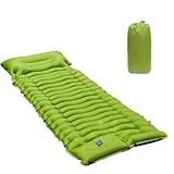 Campamento Almohadilla para Dormir, Almohadilla Inflable Ultraligera para Acampar, Bomba Incorporada, Ultimo para Acampar,...