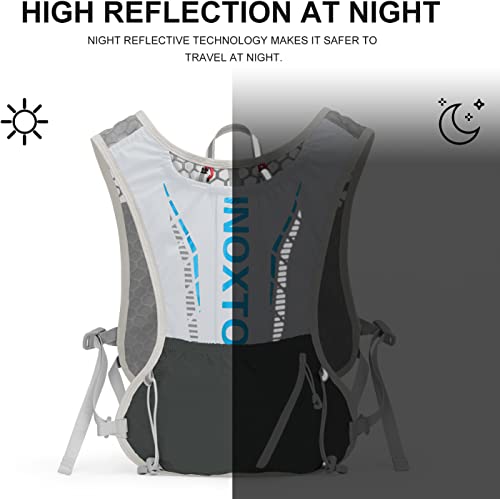 Image of INOXTO Hydration Vest Backpack, Lightweight Running Water Vest With 1.5L Bladder Bag for Hiking, Trail Running, Cycling, Marathon - Daypack for Women Men