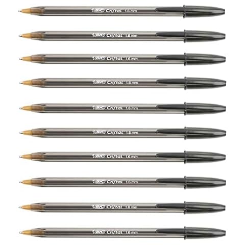 Bic 1.6mm Large Black Bold Ink Pen - 10 Pens Cover