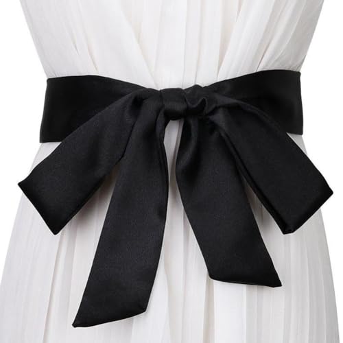 Lady Satin Sash Bridal Waist Belt Ribbon Long for Wedding Dress3