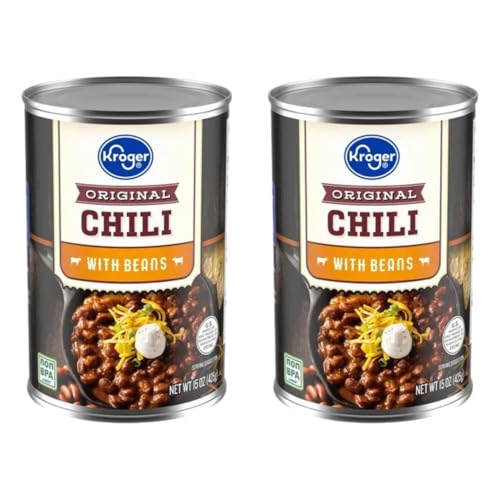 Original Chili with Beans, 15 oz, Pack of 2, Hearty & Flavorful Ready-to-Eat, Perfect for Lunch, Dinner, or Camping