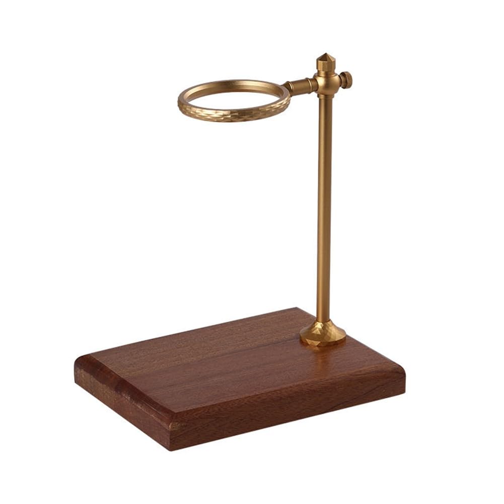 qimoi Pour over Stand Coffee Station Drip Coffee Maker Pour over Pour over Coffee Dripper Adjustable Coffee Filter Stand Holder with Wooden Base