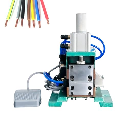 YYJYZH Máquina peladora de Alambre neumática, máquina peladora de Alambre Central, máquina cortadora de Alambre, peladora de Alambre de Cobre, Herramienta automática de pelado (A)