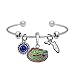 Sports Accessory Store Florida Gators Home Sweet Home Silver Crystal Cuff Bracelet Jewelry UF