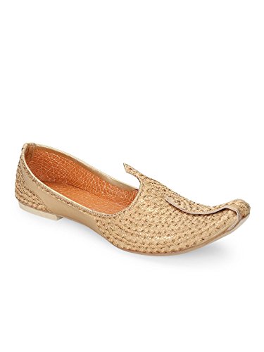 Mojaris de hombre Sojanya en color beige talla 9 US ideales para bodas y fiestas tradicionales