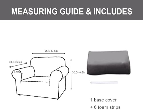 Miniatura 2 de FY FIBER HOUSE Funda de sofá para sofá de 2 cojines, funda de sofá biplaza para sofá biplaza, funda de terciopelo para sala de estar, protector