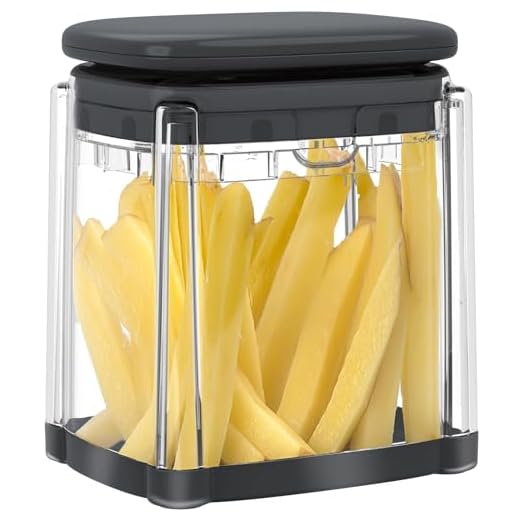 French Fry Cutter, Solucky Potato Onion Cutter, Professional Homestyle Vegetable Chopper Dicer, Great for Potatoes Carrots Cucumbers Zucchini Peppers 3/8 inch Blade(Only 1 Blade)