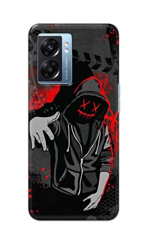 Image of Printed Hard Back Cover for Oppo A77 5G Back Cover (Hoodie Rapper) -190724(EA)